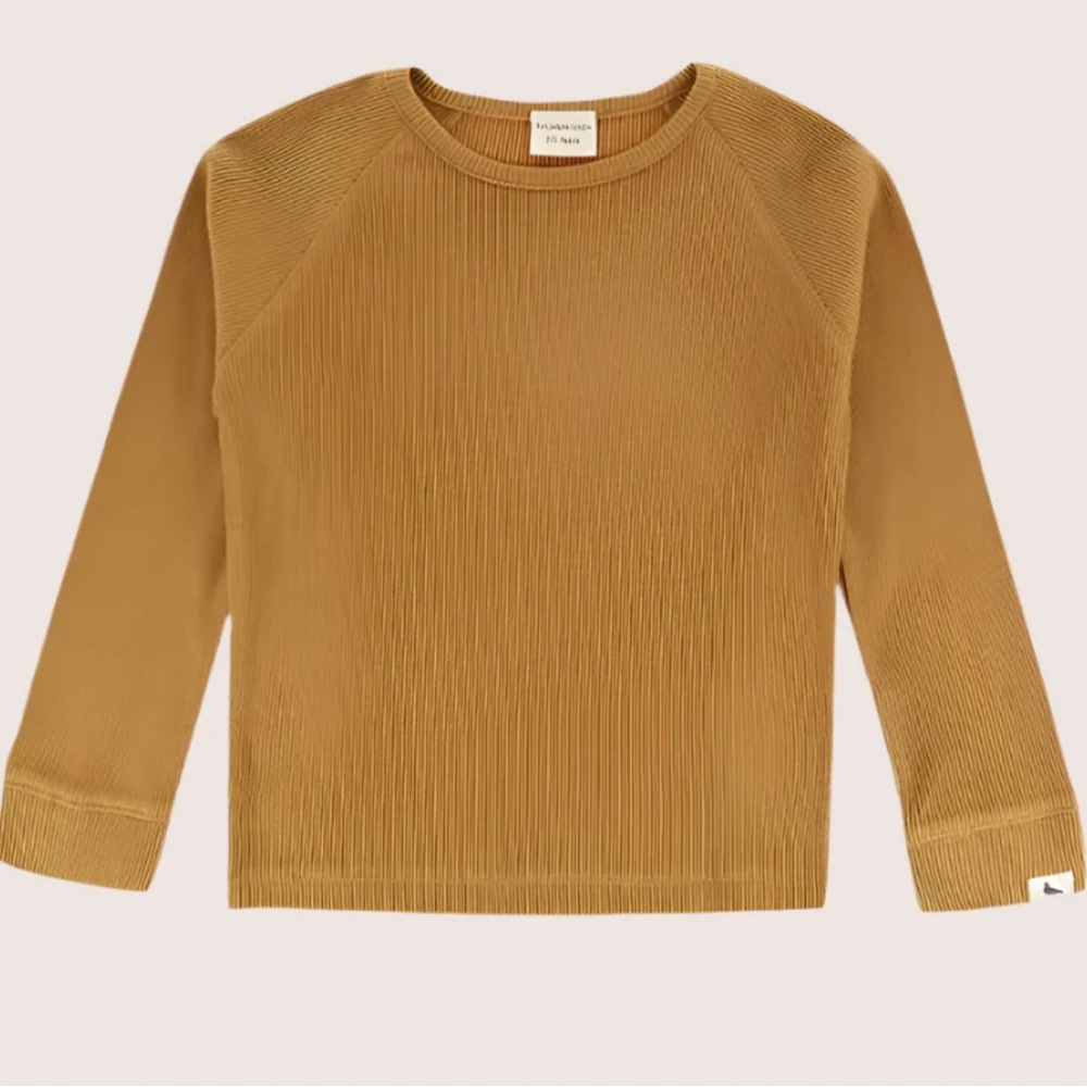 Turtledove London Mustard Top 6-12 Months